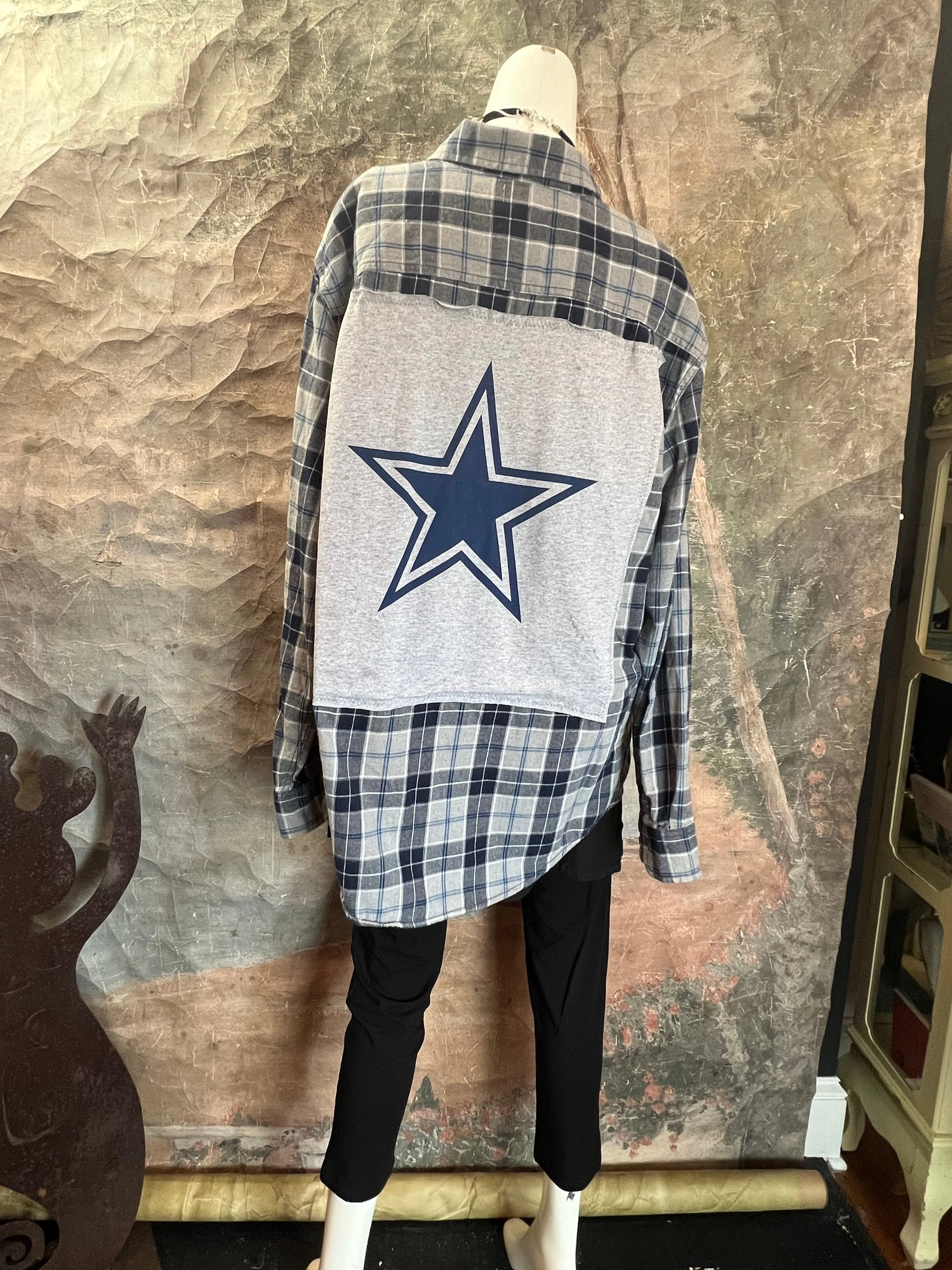 0061 Flannel Football Shirts-E