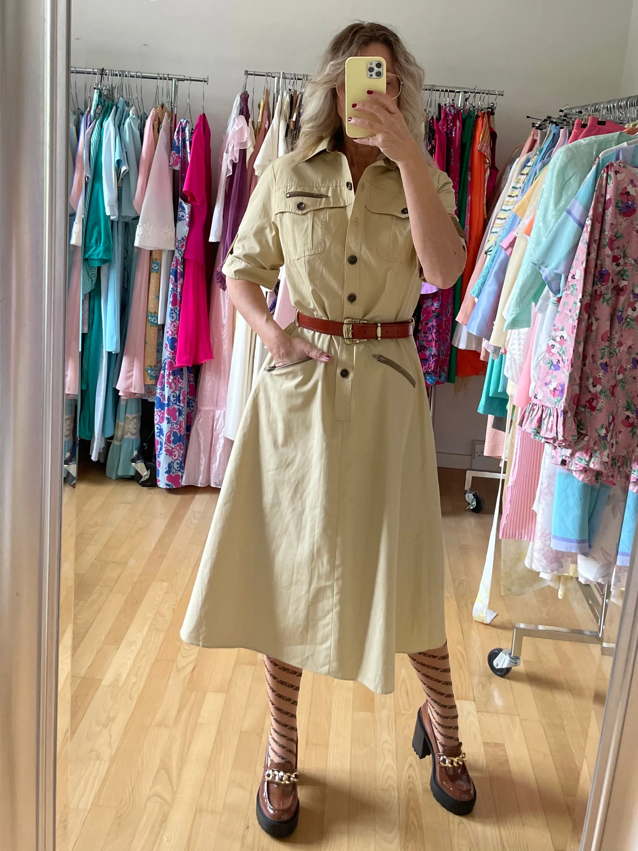 70s Shirt Dress