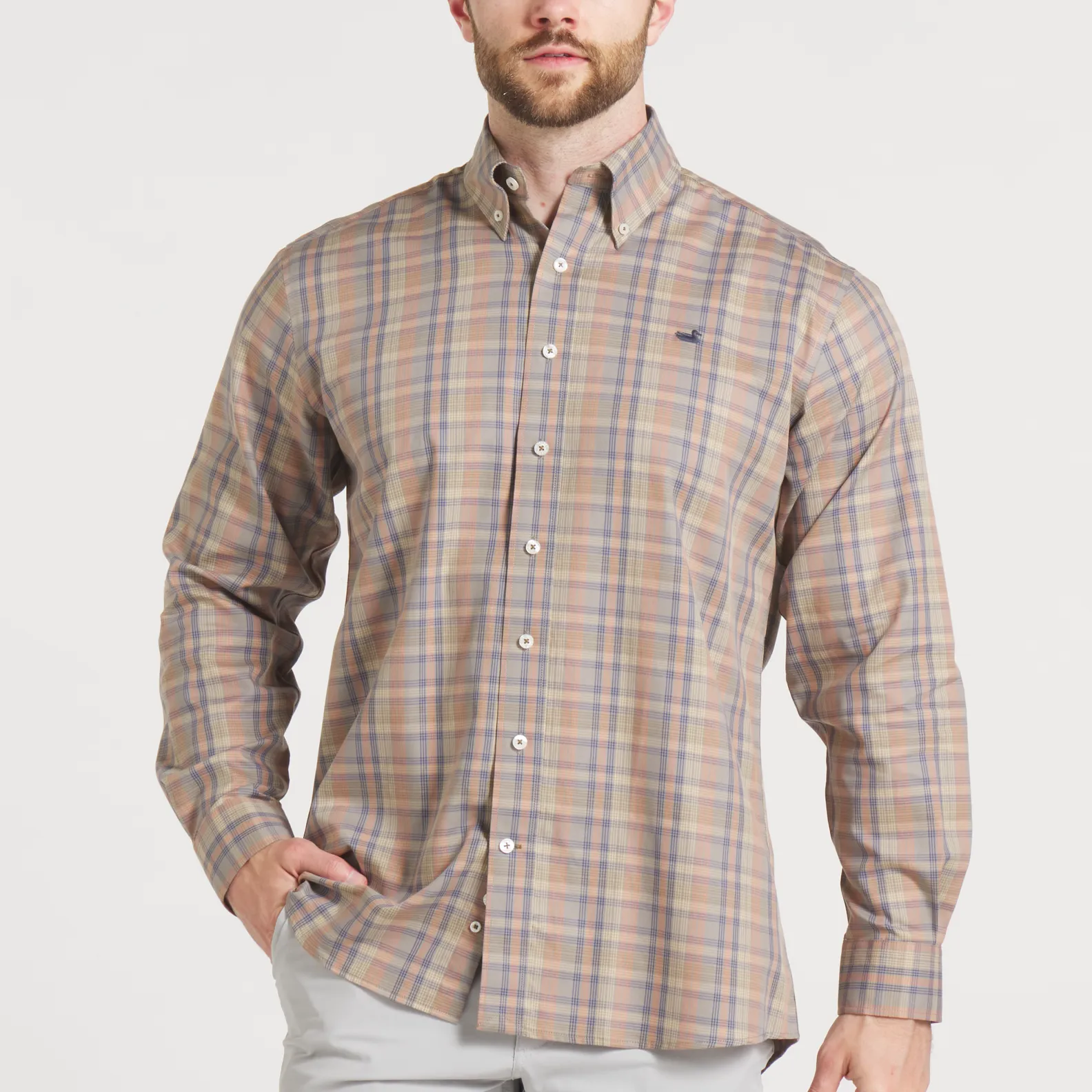 Benton Grid Dress Shirt