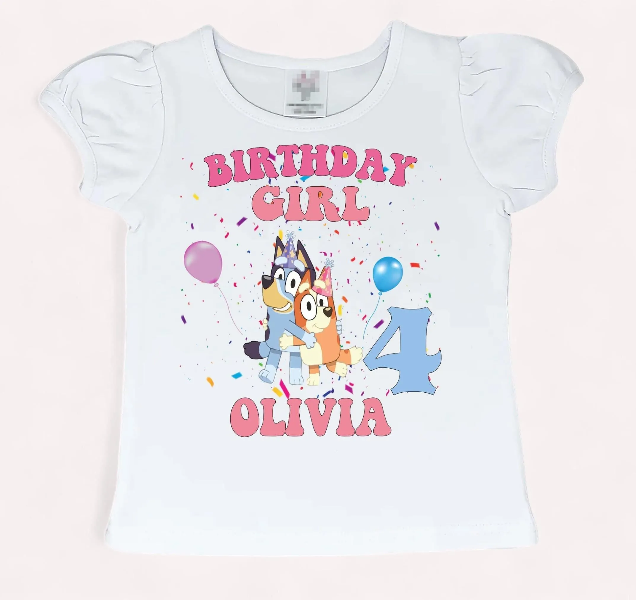 Blue Dog  birthday outfit, Blue dog skirt and shirt, Girls birthday shirt