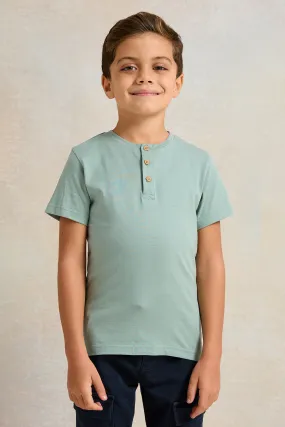 Boys Mint Short sleeve T-shirt