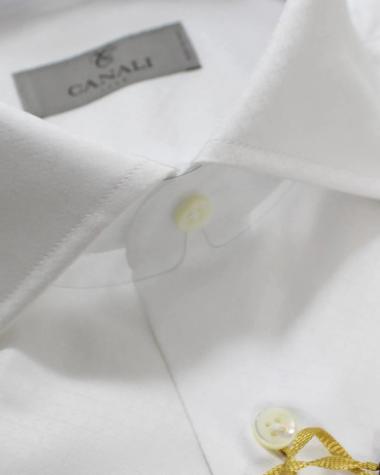 Canali Shirt White - Evening Shirt 40 - 15 3/4 Modern Fit