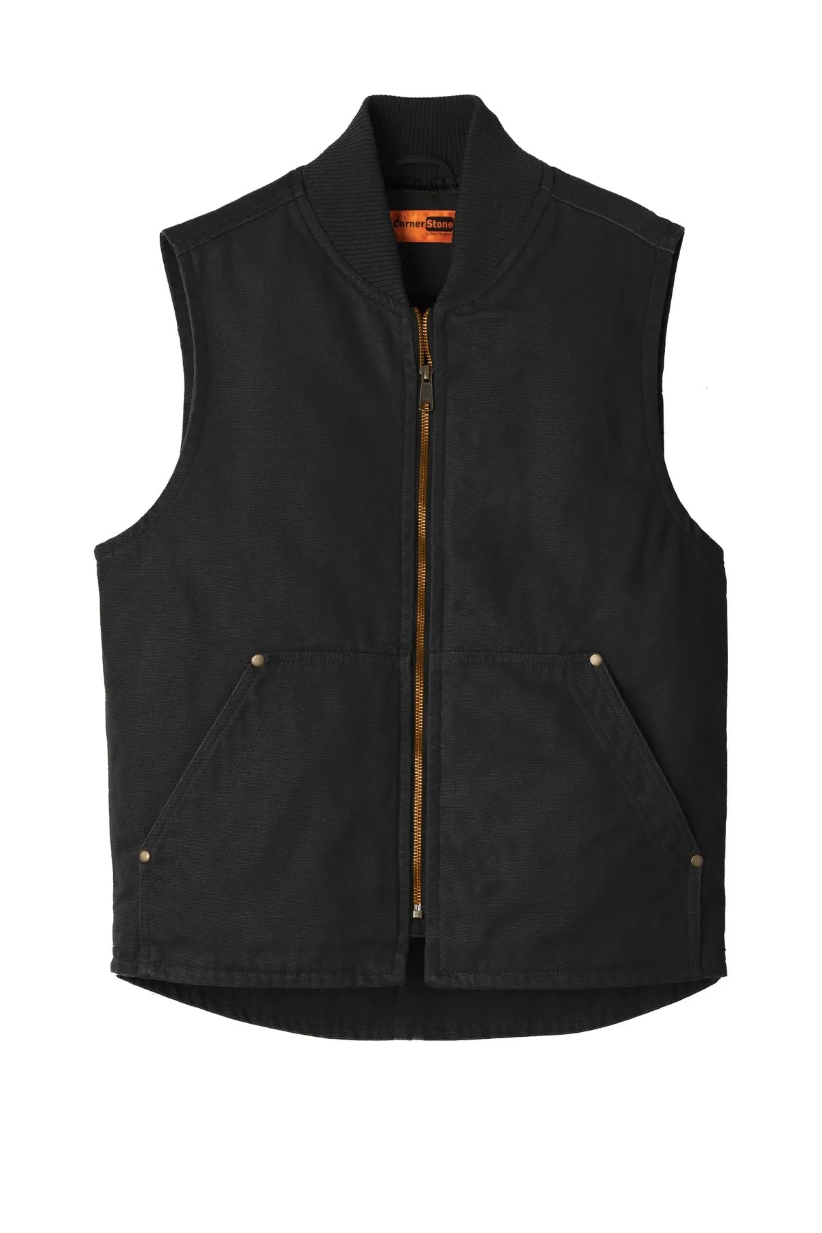 CornerStone Men's Washed Duck Cloth Vest. CSV40