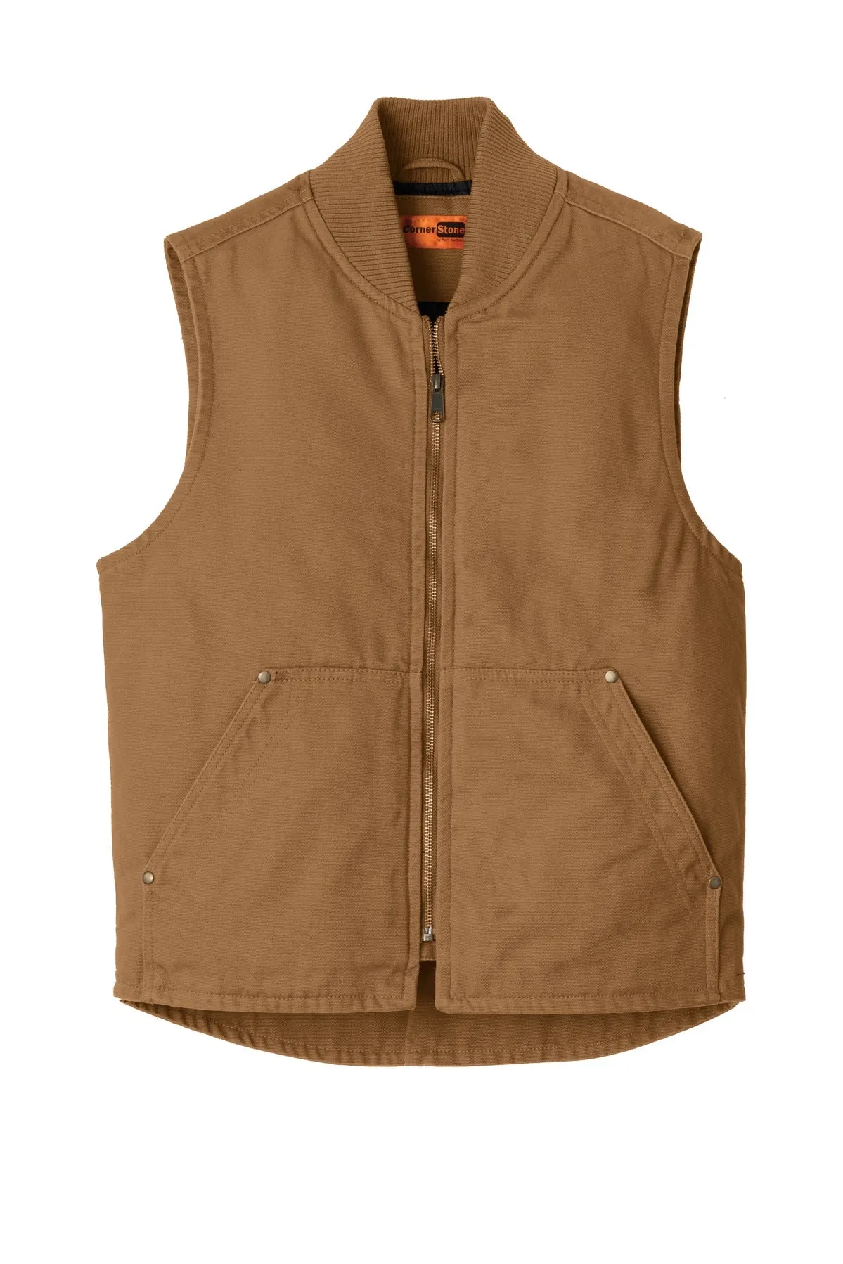 CornerStone Men's Washed Duck Cloth Vest. CSV40