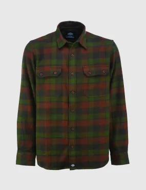 Dickies Cooperstown Checked Shirt - Green