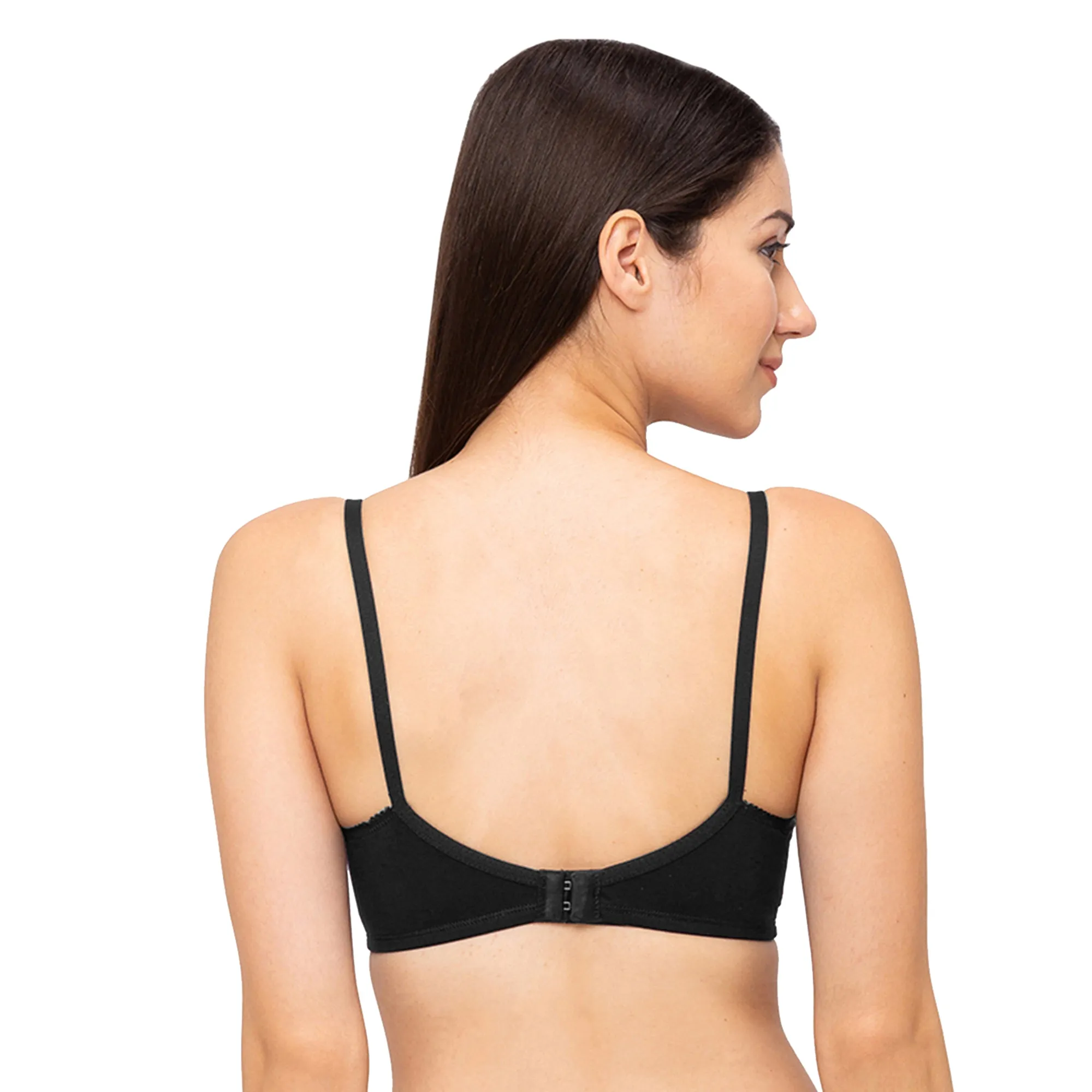 Dipti-Plain Mold T-shirt Bra Black