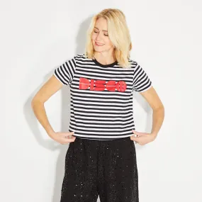 DISCO Striped Tshirt Red