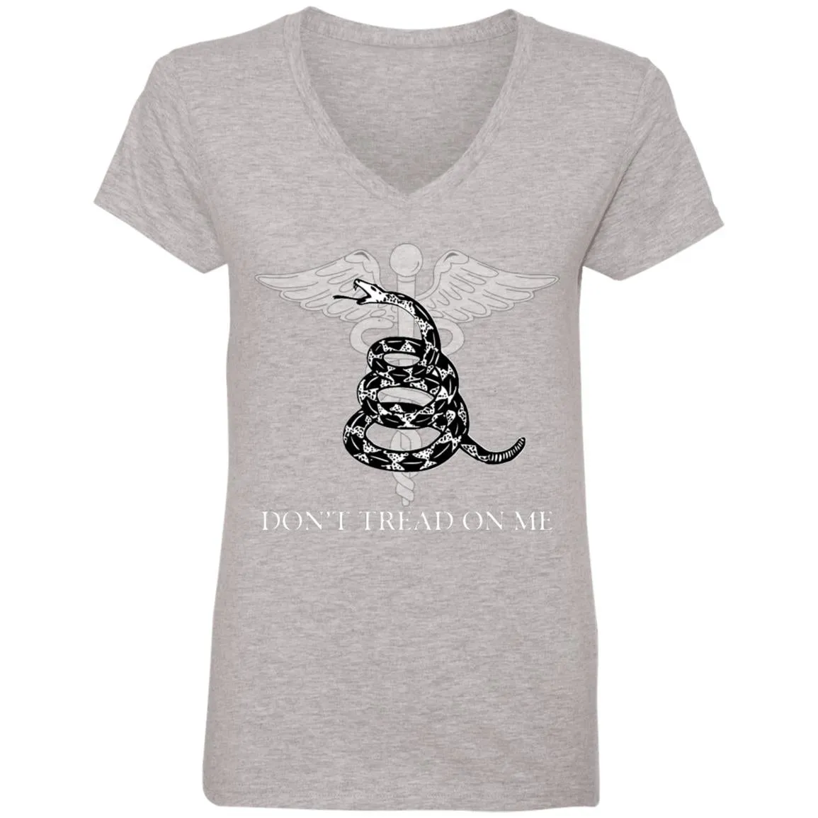 Don't Tread on Me Ladies' V-Neck T-Shirt