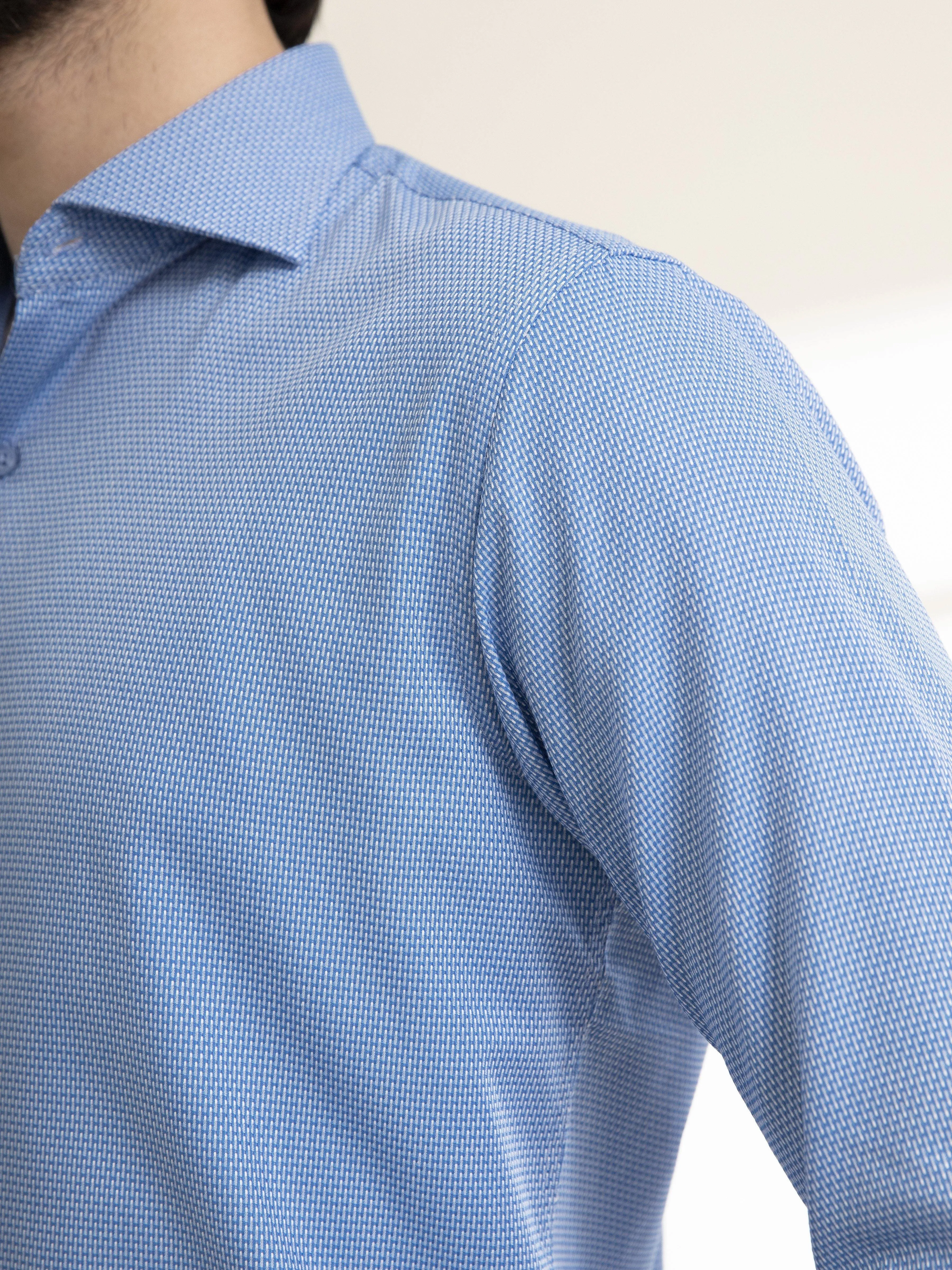 DRESS SHIRT FRNECH COLLAR SKY BLUE