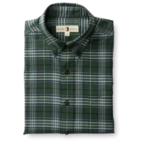 Duck Head - Lawrence Plaid Flannel - Cilantro