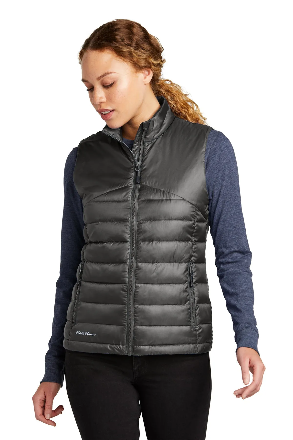 Eddie Bauer Ladies Customized Quilted Vests, Iron Gate