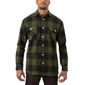 Extra Heavyweight Buffalo Plaid Flannel Shirt