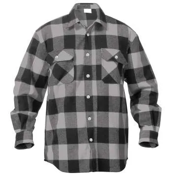 Extra Heavyweight Buffalo Plaid Flannel Shirt