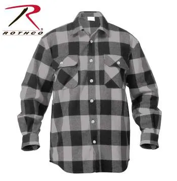 Extra Heavyweight Buffalo Plaid Flannel Shirt