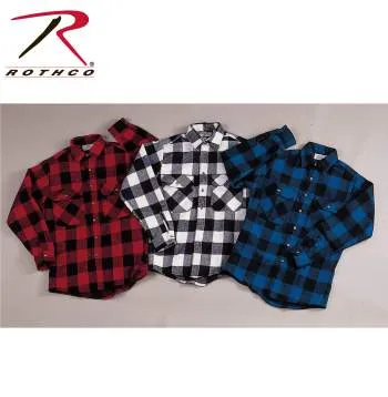 Extra Heavyweight Buffalo Plaid Flannel Shirt