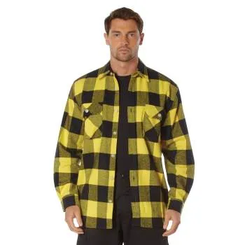 Extra Heavyweight Buffalo Plaid Flannel Shirt