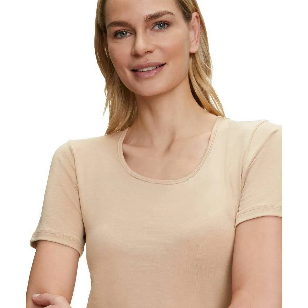 Falke Daily Comfort 2-Pack T-Shirt - Camel Beige