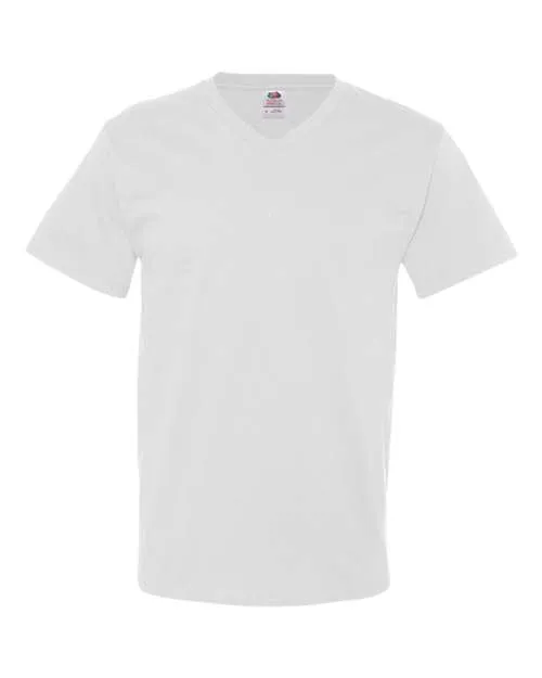 Fruit of the Loom HD Cotton V-Neck T-Shirt