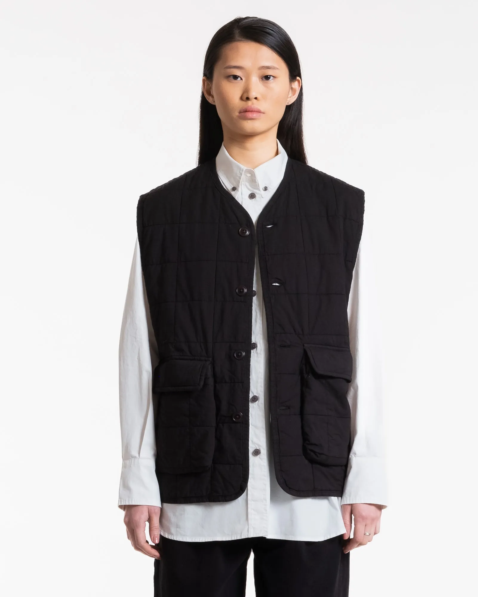 G.o.D Battle Vest Cotton Quilt Black