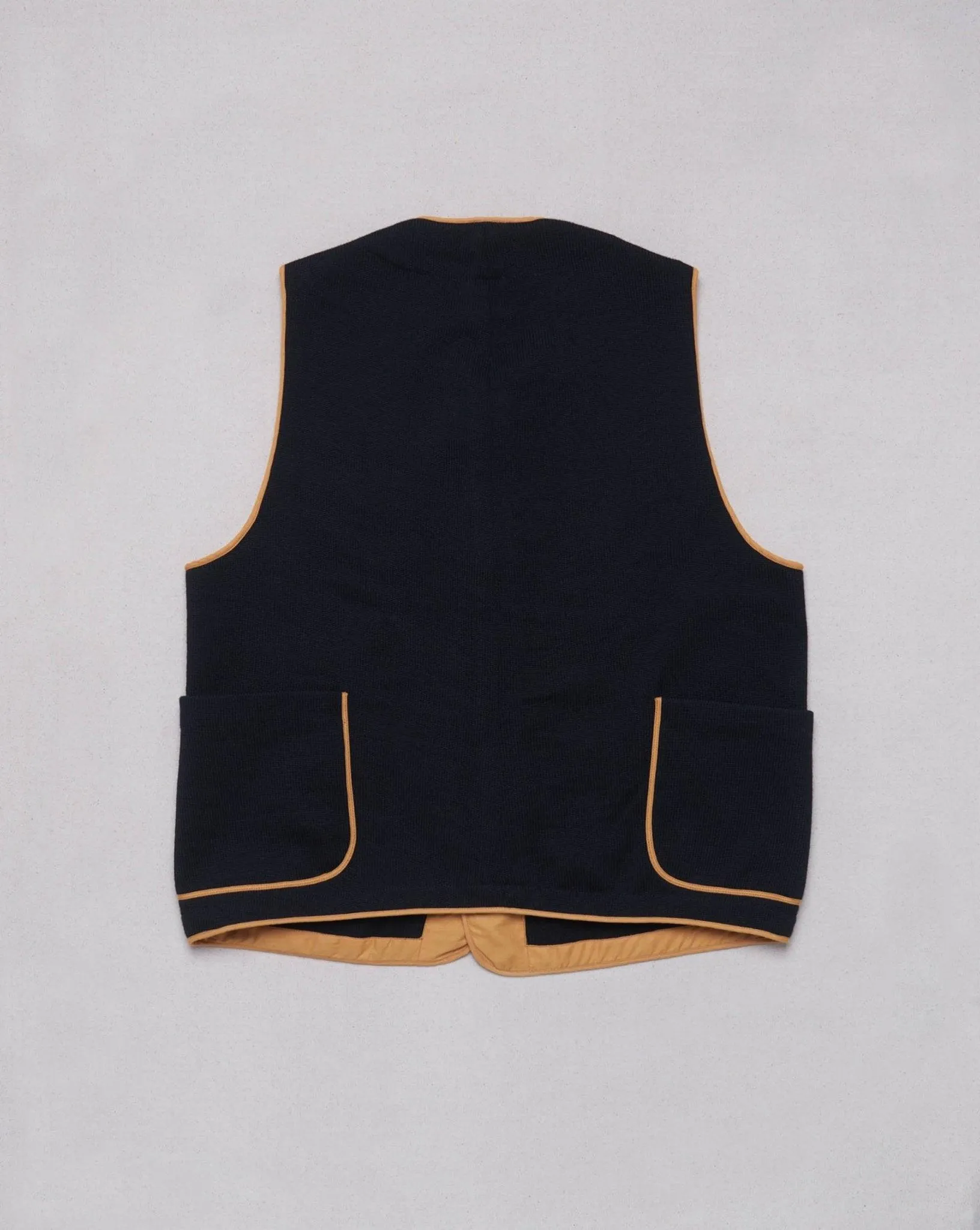 Godspeed x Dehen 1920 'Five Year' Knit Utility Vest - Black / Gold