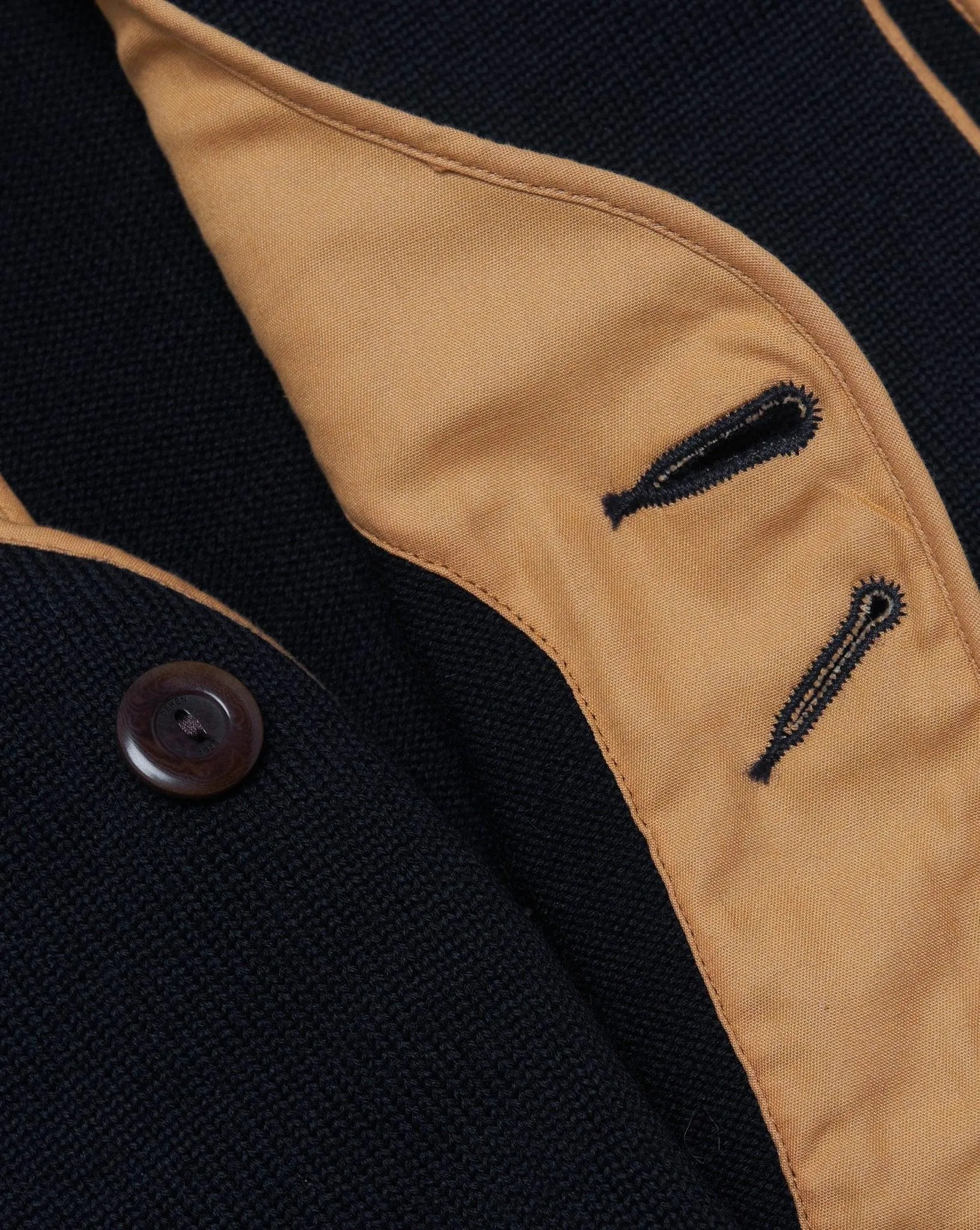 Godspeed x Dehen 1920 'Five Year' Knit Utility Vest - Black / Gold