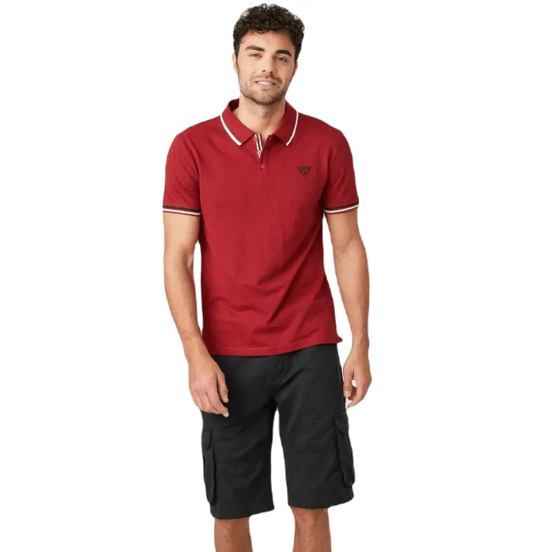 Guess Factory Richie Polo T-shirt, red