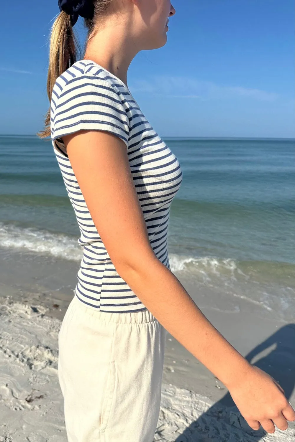 Hailie Long Striped Top