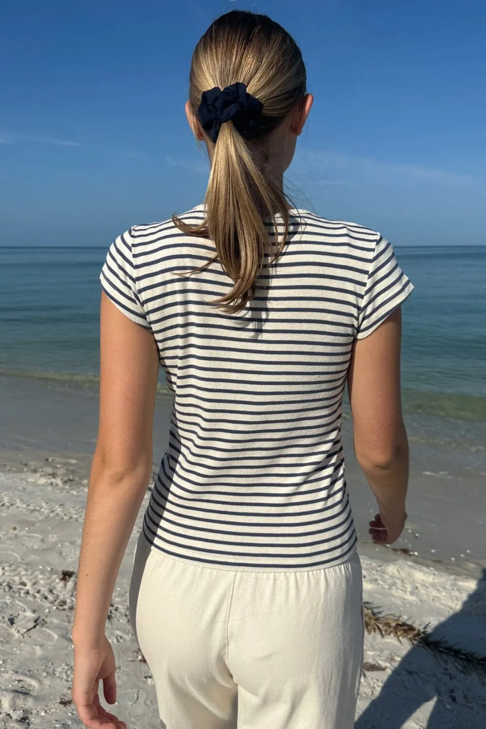 Hailie Long Striped Top