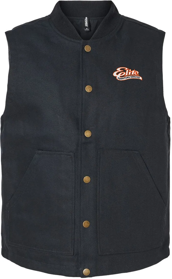 Independent Trading Co. Insulated Canvas Workwear Vest