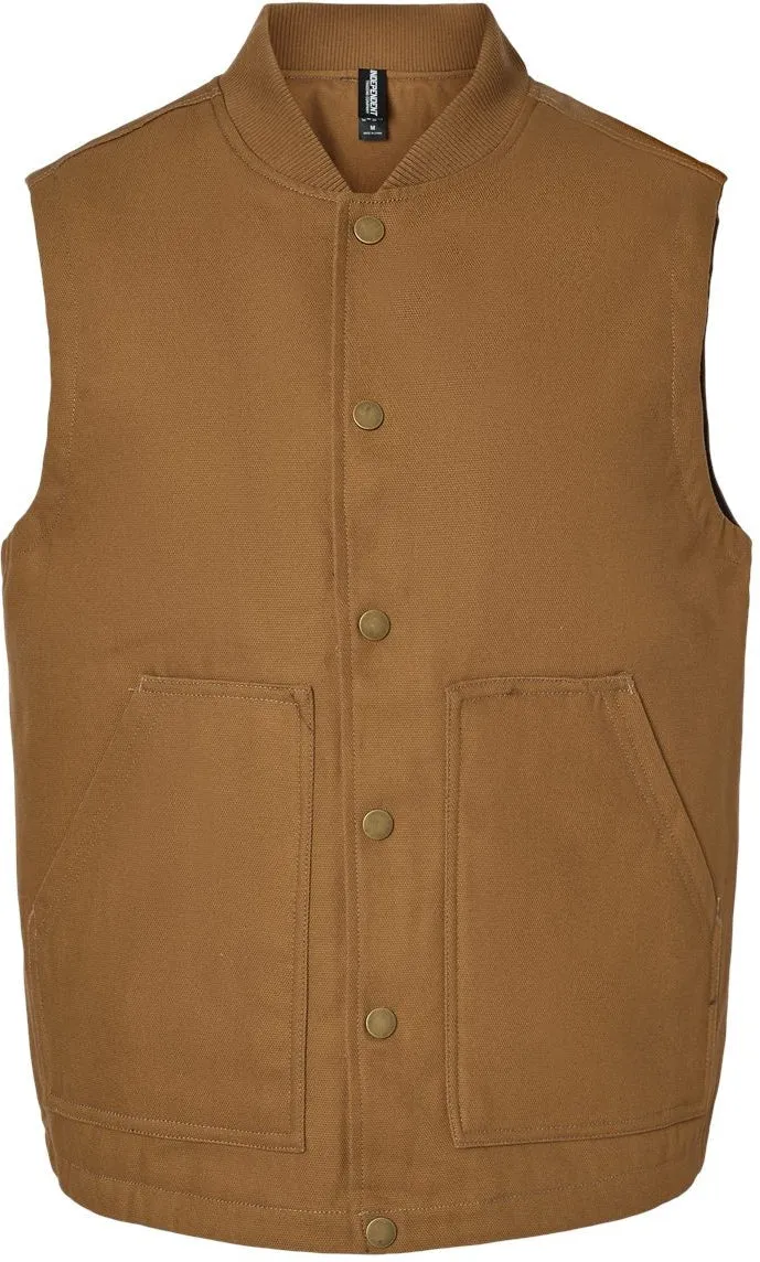 Independent Trading Co. Insulated Canvas Workwear Vest