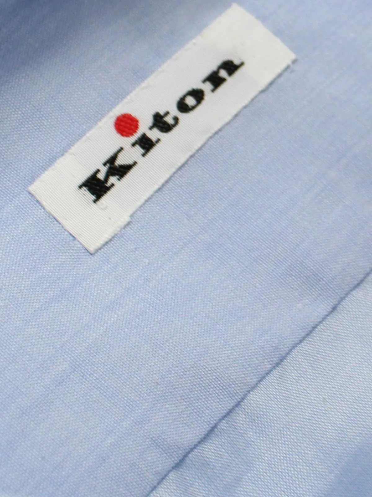 Kiton Dress Shirt Blue 41 - 16 SALE