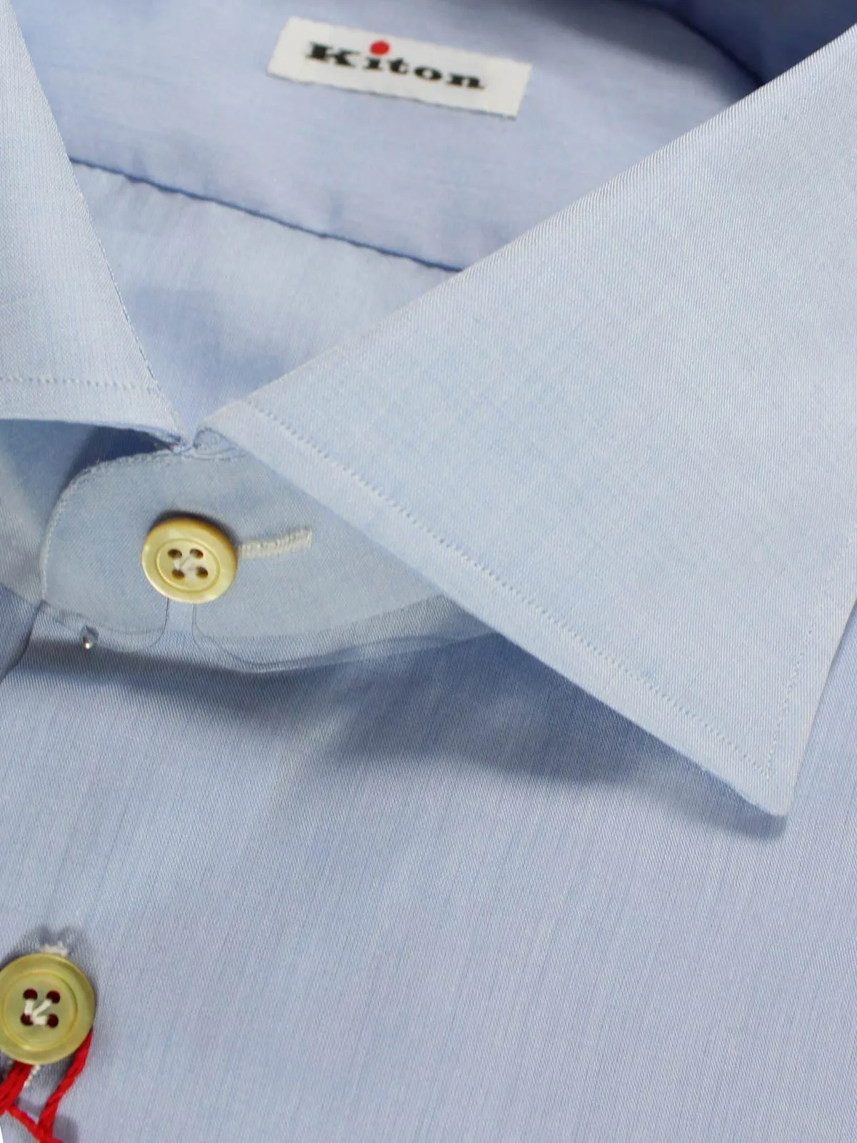 Kiton Dress Shirt Blue 41 - 16 SALE