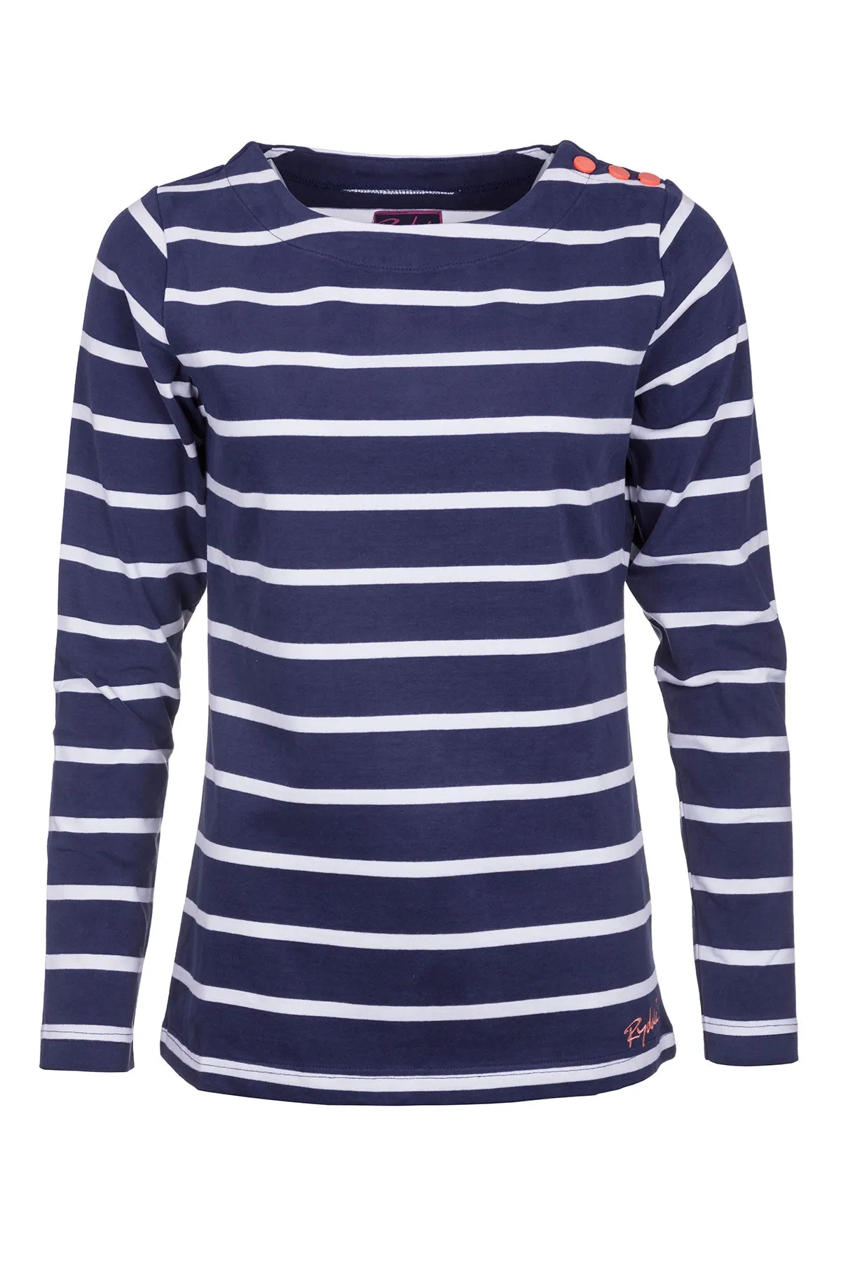 Ladies Striped Long Sleeve Top - Haxby