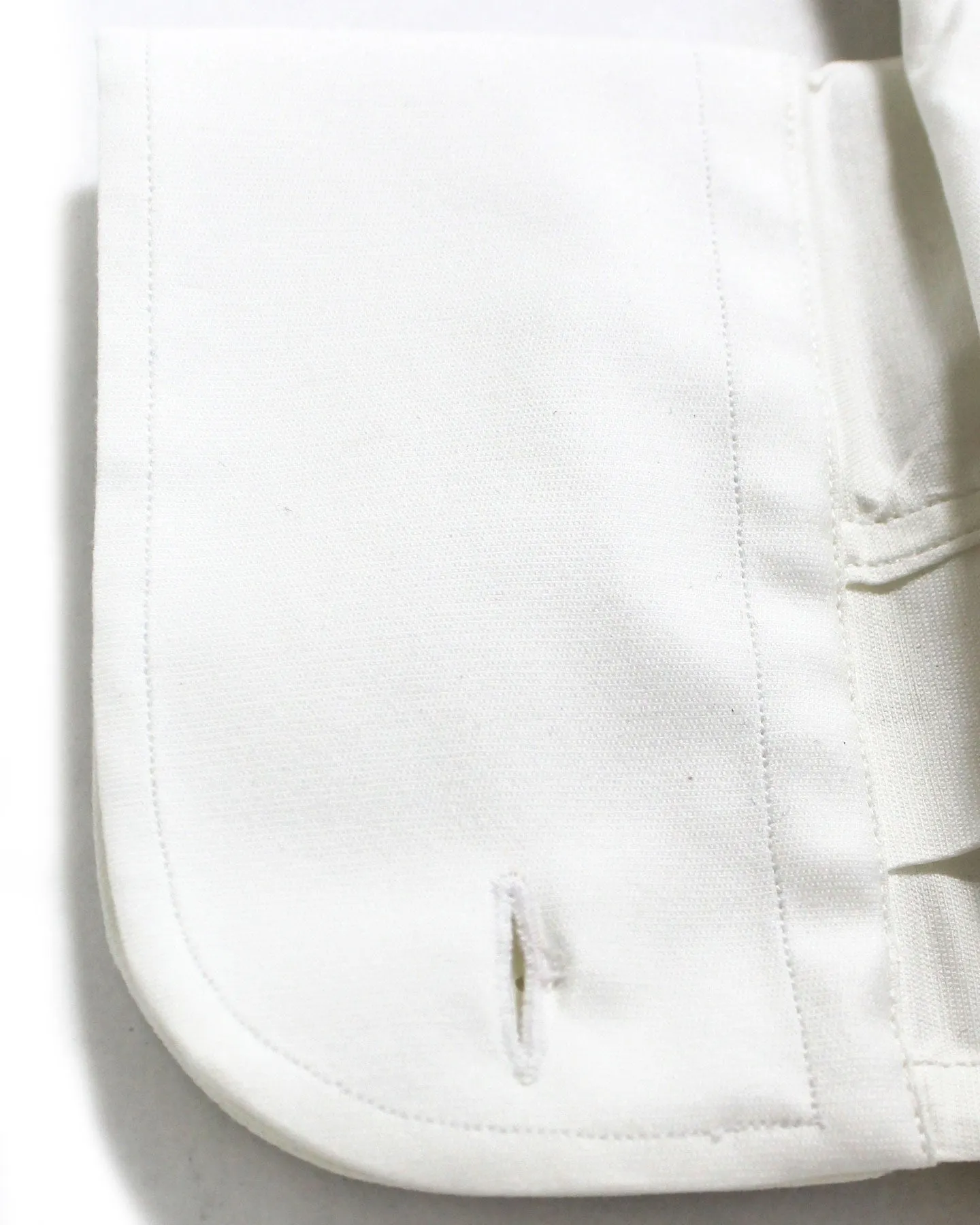 Lardini Dress Shirt White French Cuffs 39 - 15 1/2