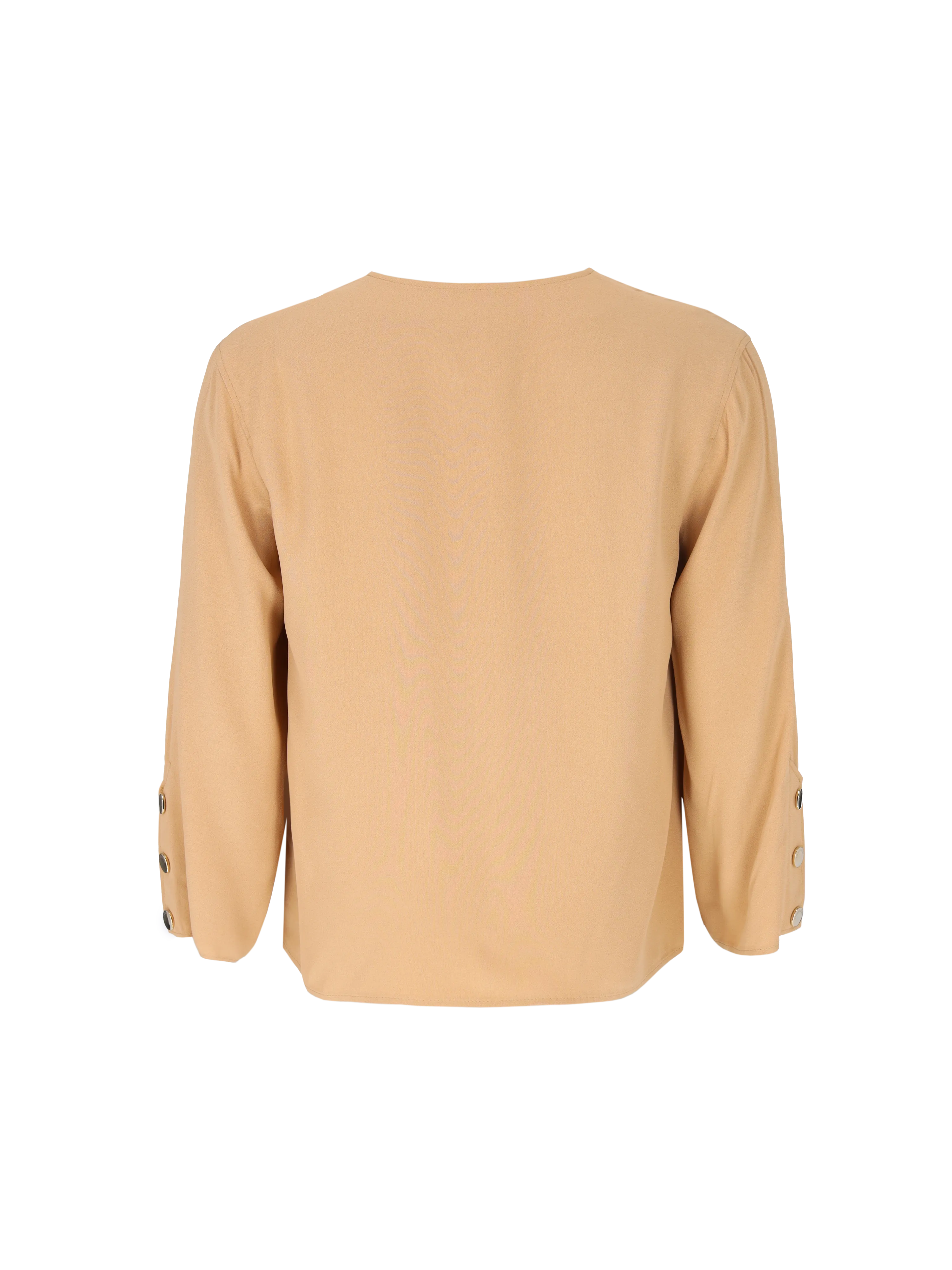 long-sleeve v-neck top