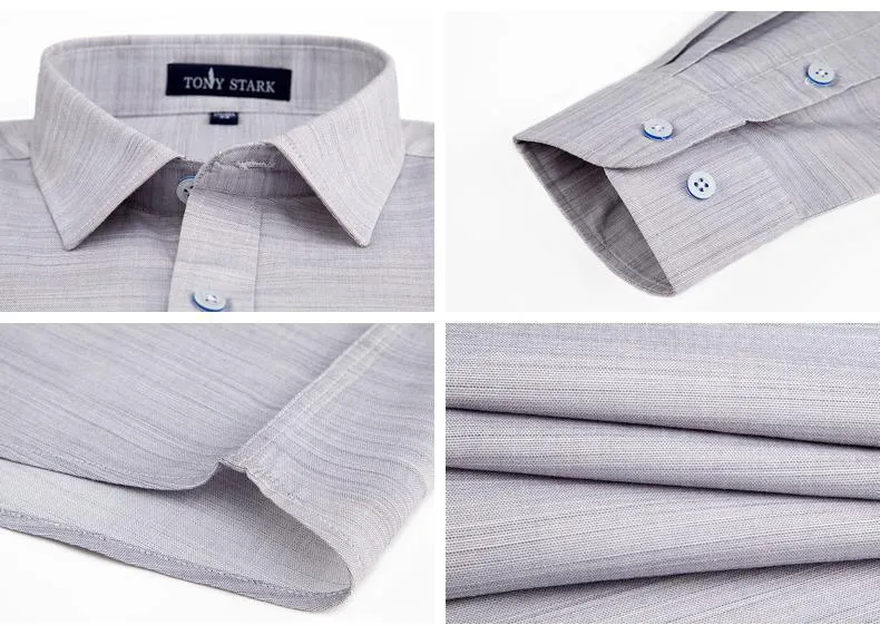 Men's Dress Shirts Cotton Linen Shirts