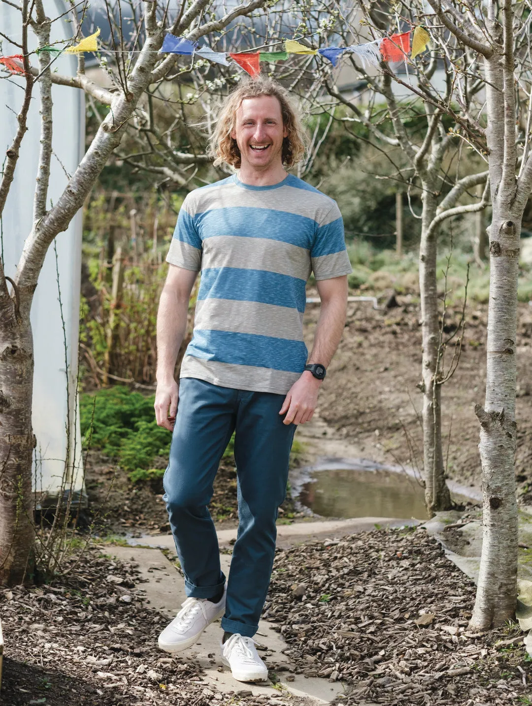 Men's Organic Striped Tee