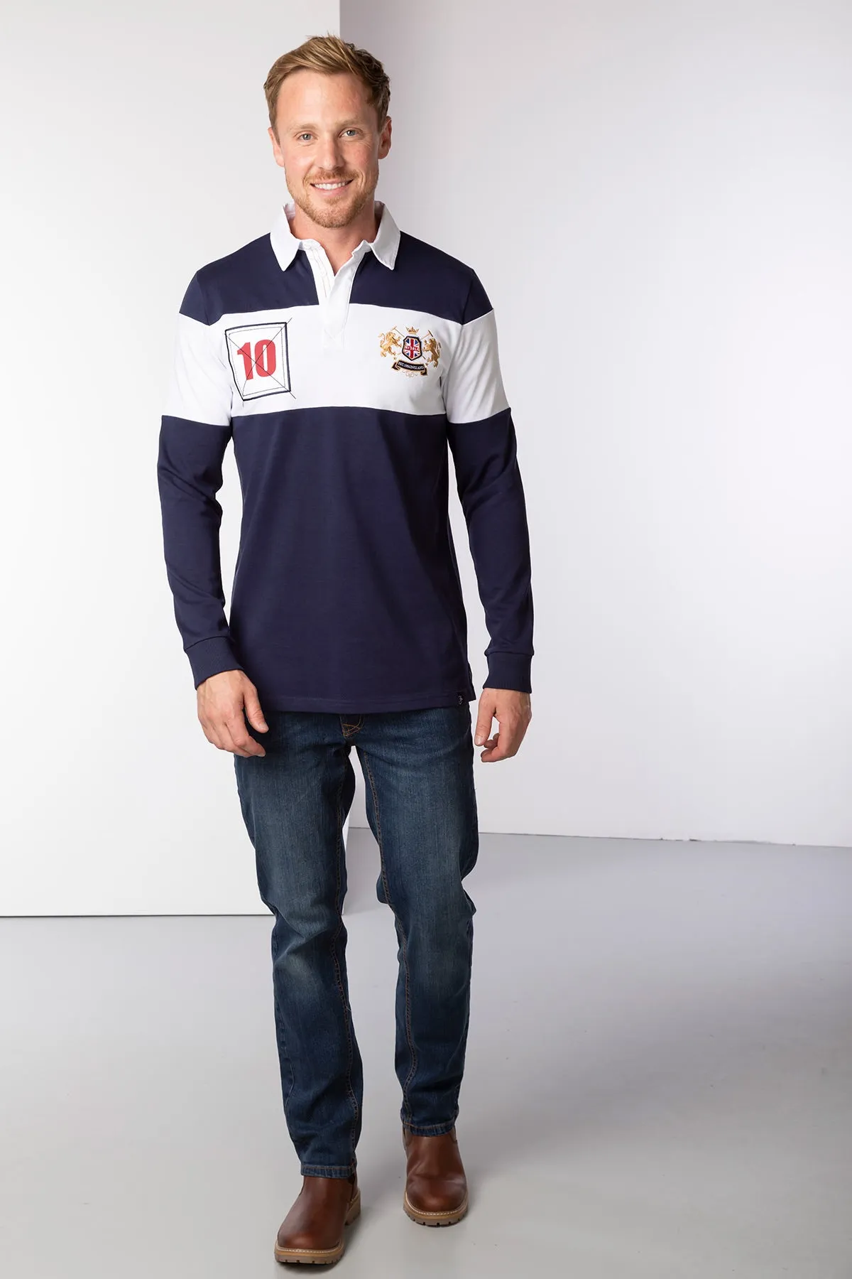 Men's Striped Rugby Shirt - Otley Stripe