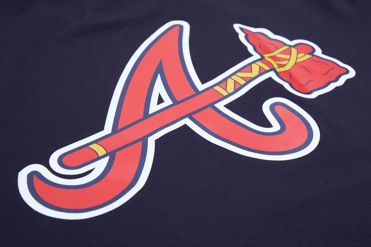 MLB ATLANTA BRAVES LOGO PRO TEAM MEN'S TAPING TOP (MIDNIGHT NAVY/RED)