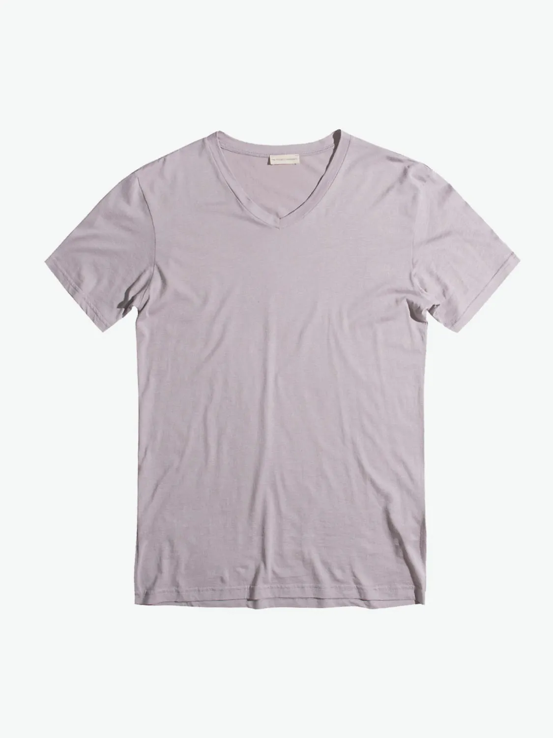 Modal Blend V-neck T-shirt Lavender