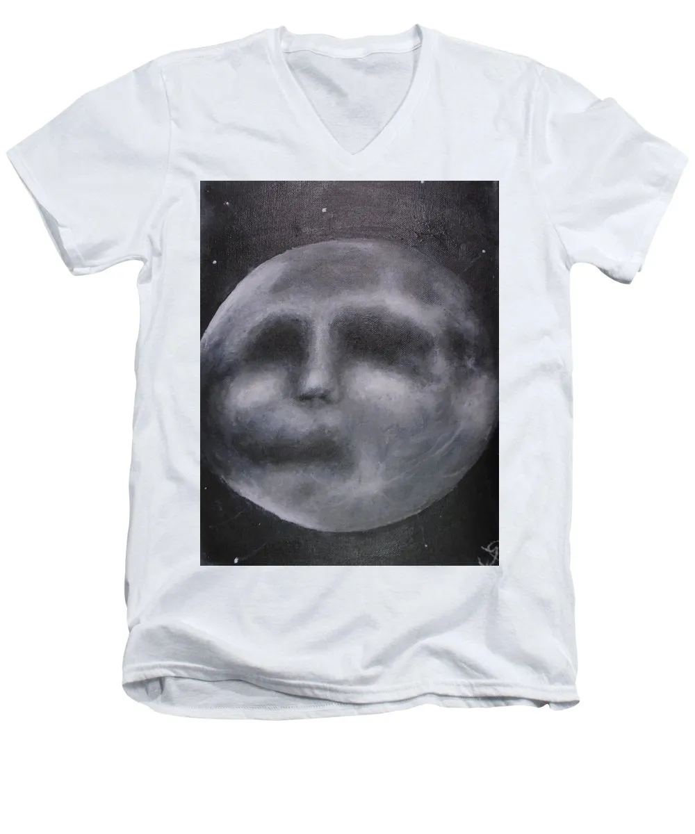 Moon Man  - Men's V-Neck T-Shirt