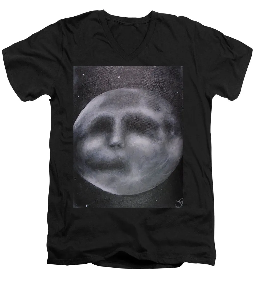 Moon Man  - Men's V-Neck T-Shirt