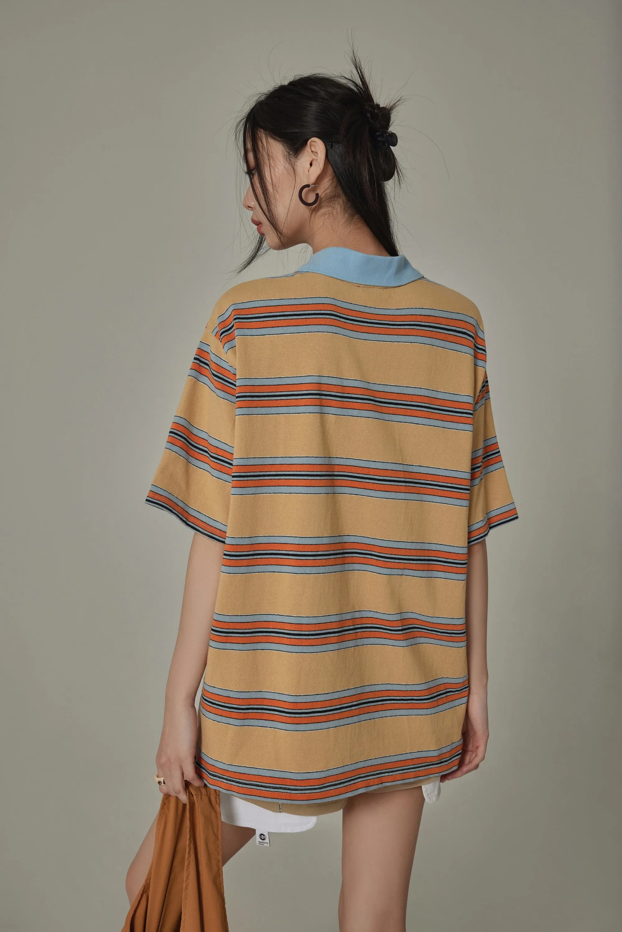 Multi-Color Chuu Babe Striped T-Shirt