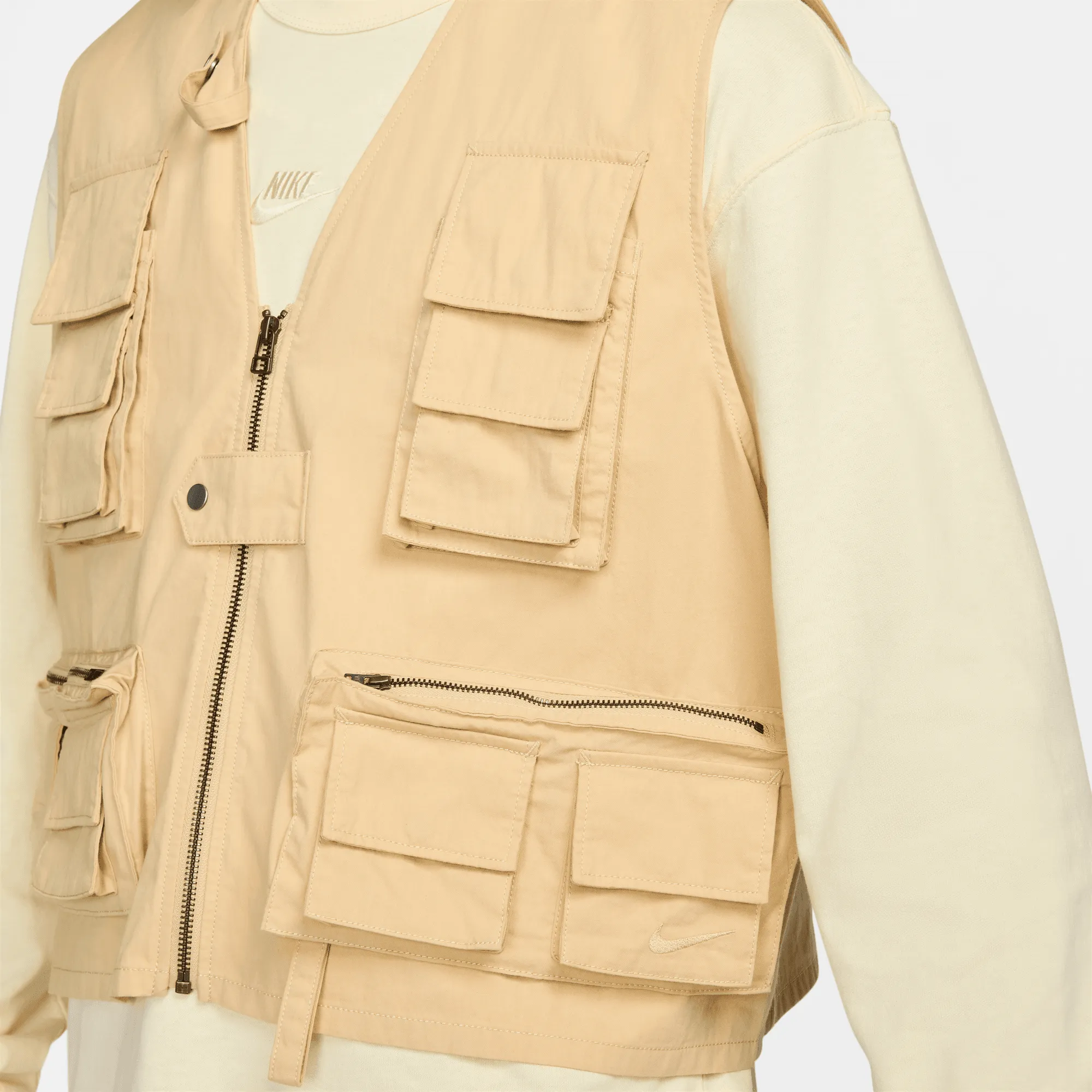 Nike Life Sesame Brown Utility Vest