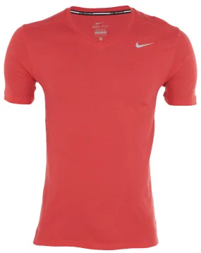 Nike Racer V-neck Short Sleeve Running Shirt Mens Style : 677319