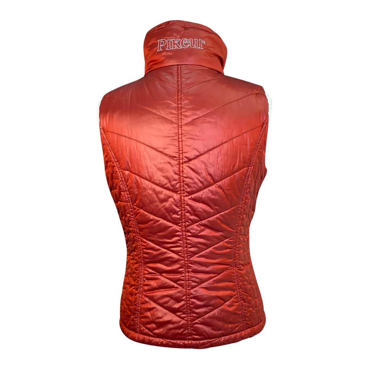 Pikeur 'Larina' Puffer Vest in Red - Women's Medium (8)