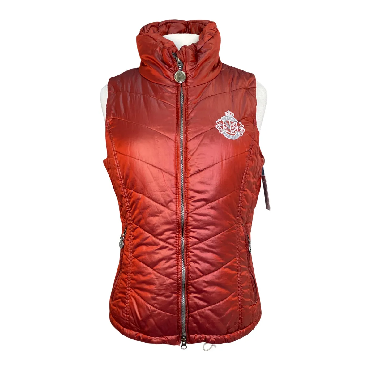 Pikeur 'Larina' Puffer Vest in Red - Women's Medium (8)