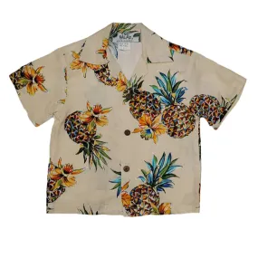 Pineapple Print Boys Hawaiian Shirts