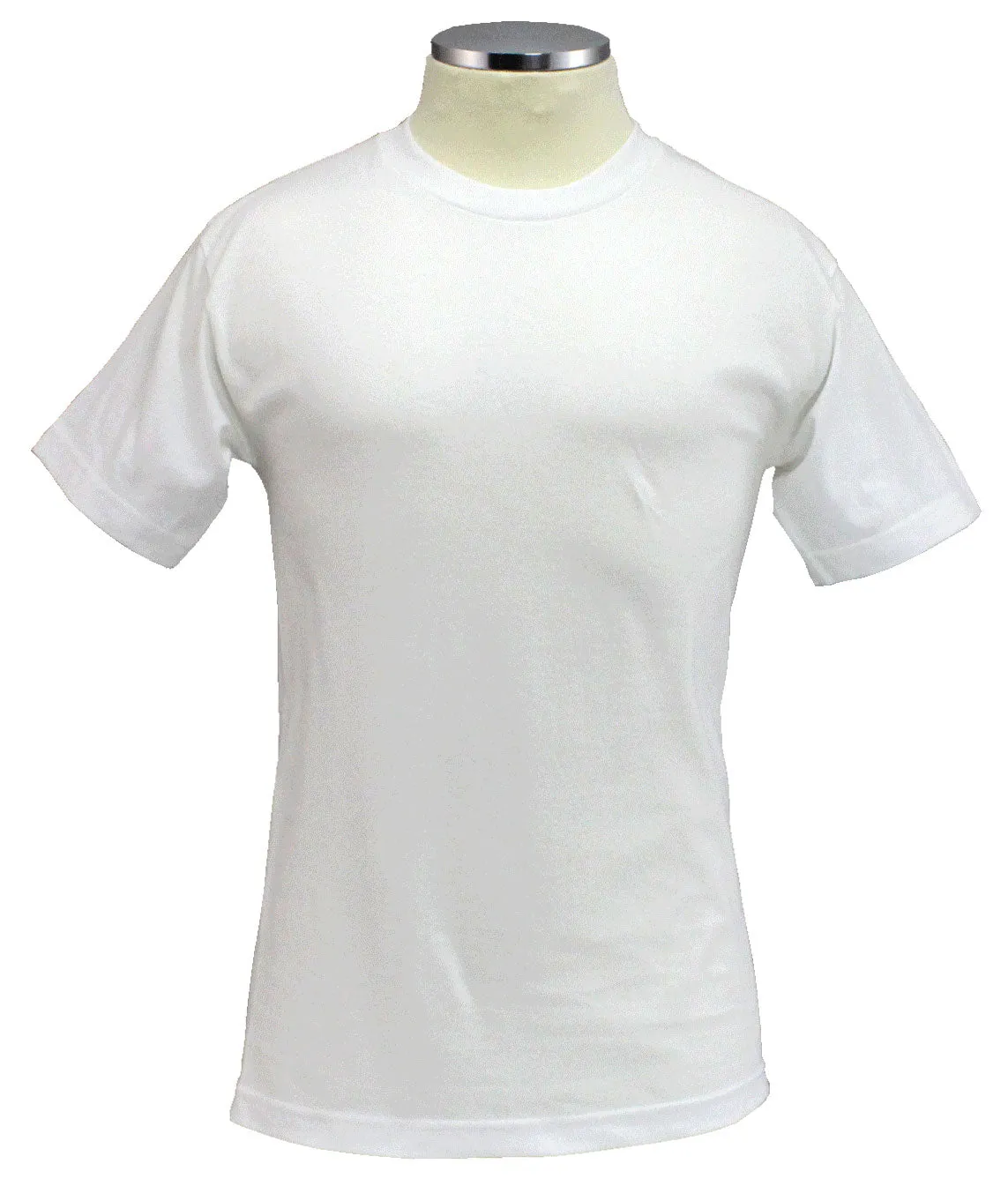 Plain Poly Cotton Short Sleeves T Shirts