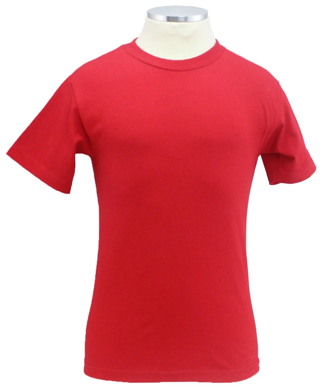 Plain Poly Cotton Short Sleeves T Shirts